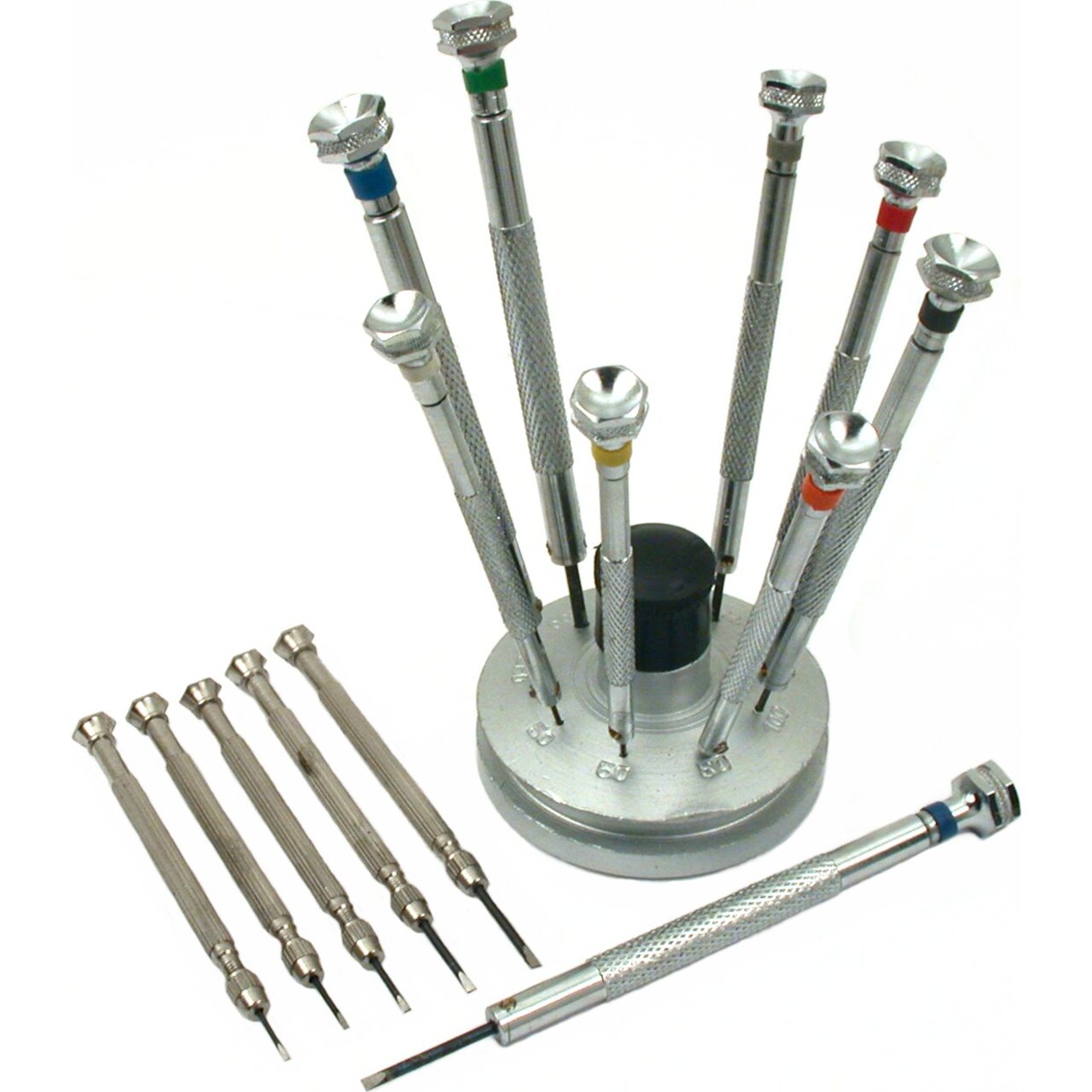 15 Precision Screwdrivers Stand Watchmaker Repair Tools